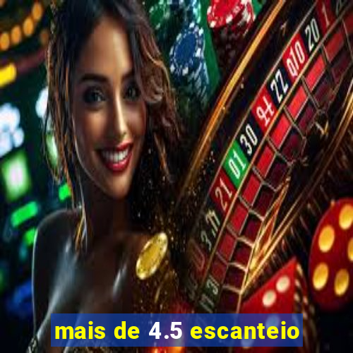 mais de 4.5 escanteio