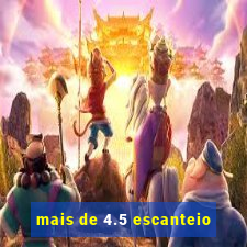 mais de 4.5 escanteio