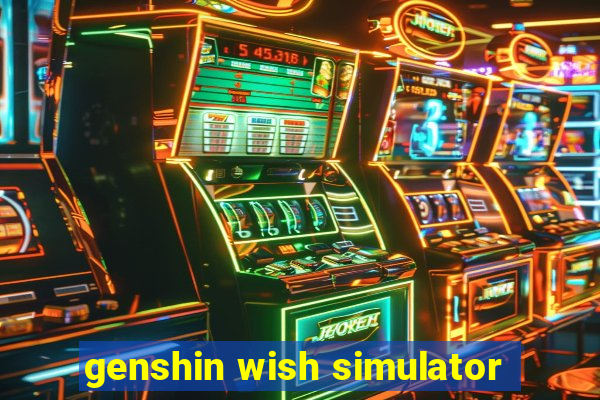 genshin wish simulator