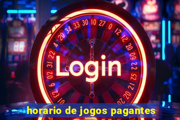 horario de jogos pagantes