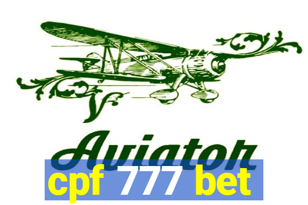 cpf 777 bet