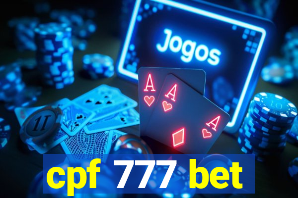 cpf 777 bet