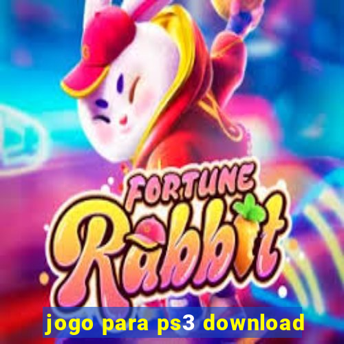 jogo para ps3 download