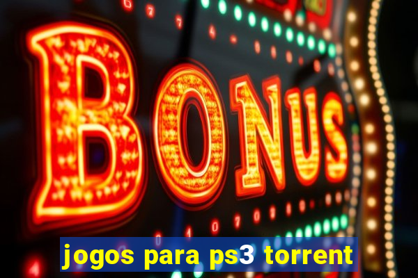 jogos para ps3 torrent