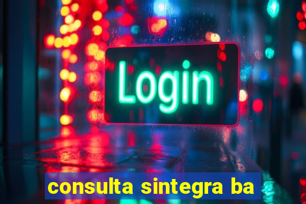 consulta sintegra ba