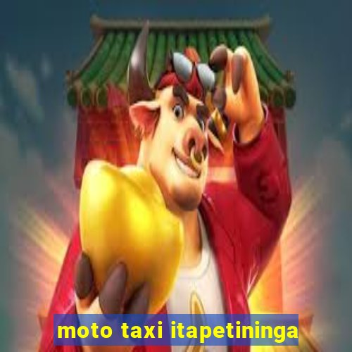 moto taxi itapetininga