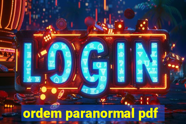 ordem paranormal pdf