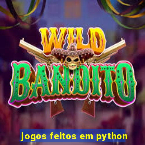 jogos feitos em python