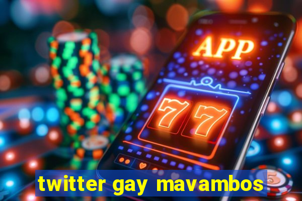 twitter gay mavambos