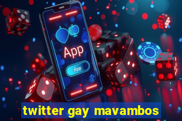 twitter gay mavambos