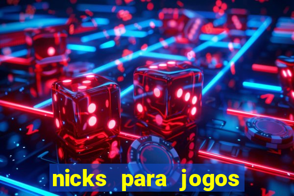 nicks para jogos de tiro