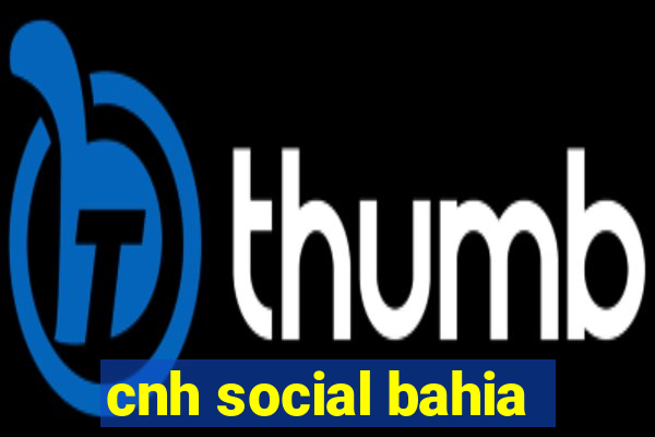 cnh social bahia