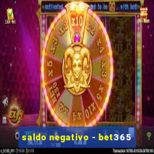 saldo negativo - bet365