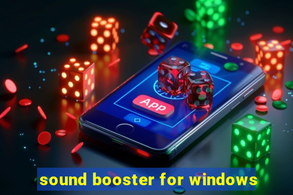 sound booster for windows