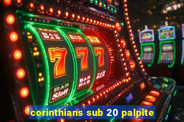 corinthians sub 20 palpite