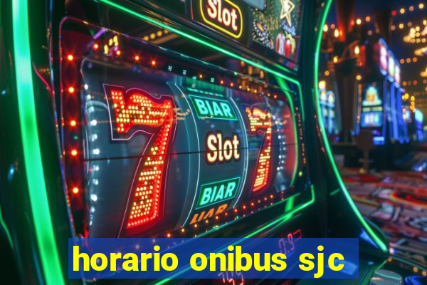 horario onibus sjc