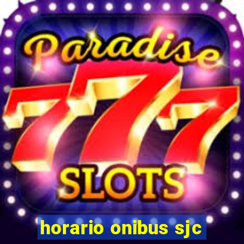 horario onibus sjc