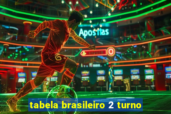 tabela brasileiro 2 turno