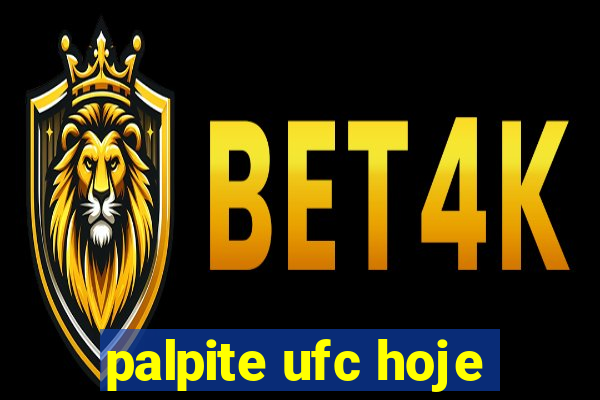 palpite ufc hoje