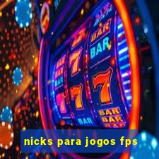 nicks para jogos fps