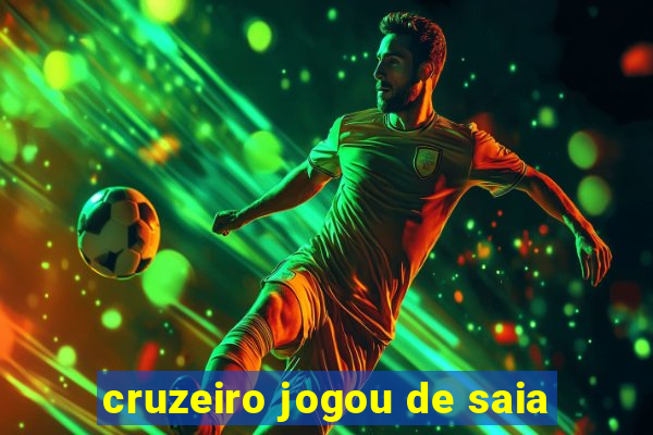 cruzeiro jogou de saia