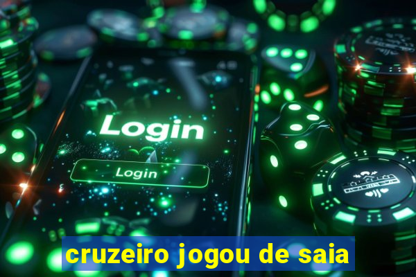 cruzeiro jogou de saia