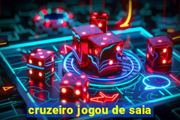 cruzeiro jogou de saia