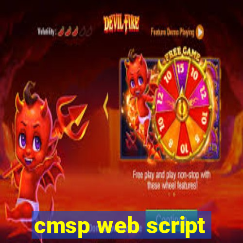 cmsp web script