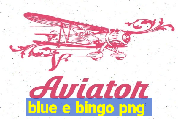 blue e bingo png