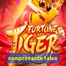 comprovante falso