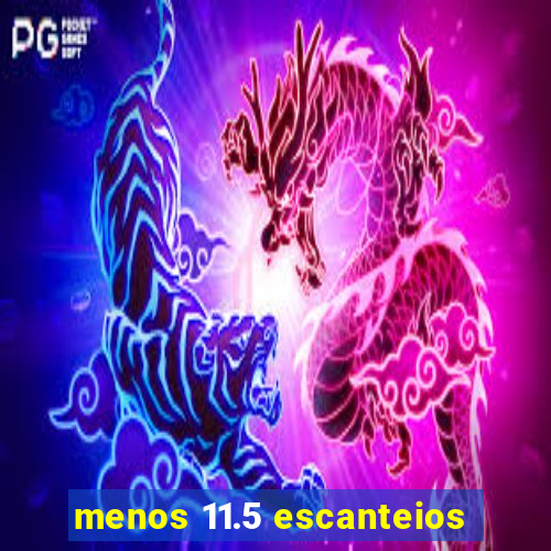 menos 11.5 escanteios