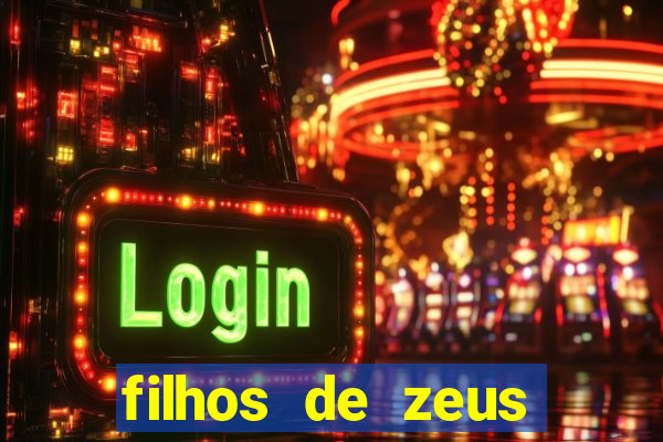 filhos de zeus mitologia grega