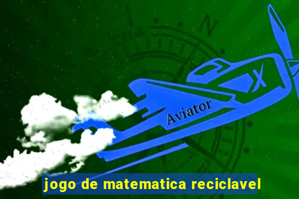 jogo de matematica reciclavel