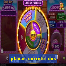 placar correto dos jogos de hoje