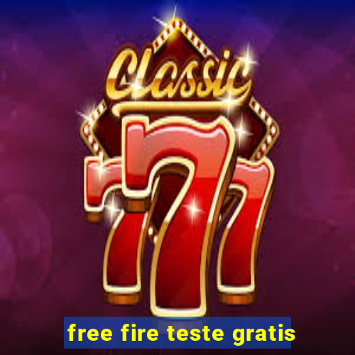 free fire teste gratis