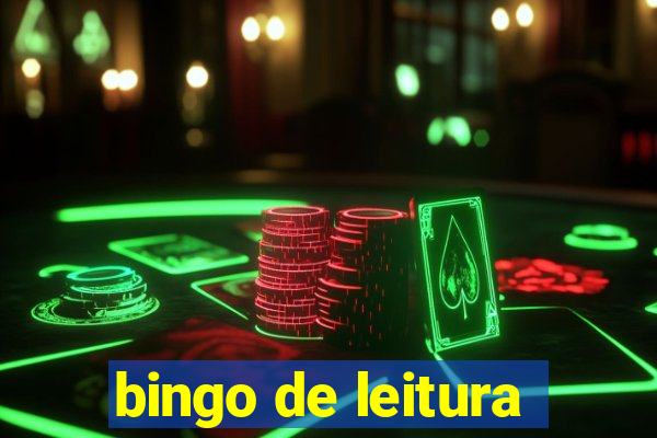 bingo de leitura