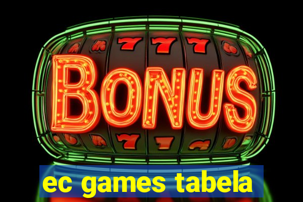 ec games tabela