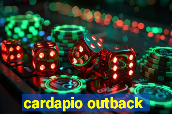 cardapio outback