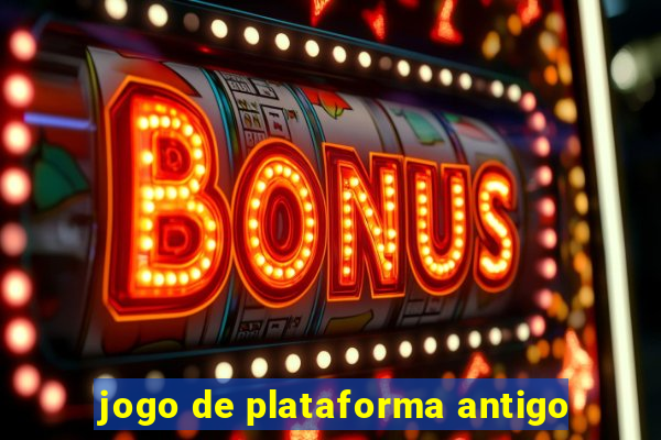 jogo de plataforma antigo