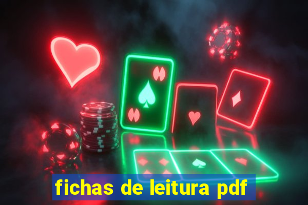 fichas de leitura pdf