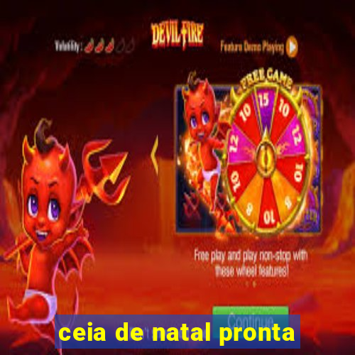 ceia de natal pronta