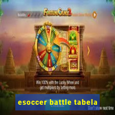 esoccer battle tabela