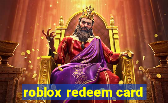 roblox redeem card