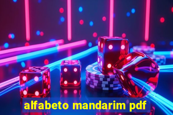 alfabeto mandarim pdf