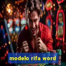 modelo rifa word