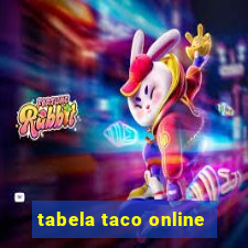 tabela taco online