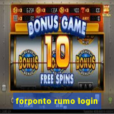 forponto rumo login