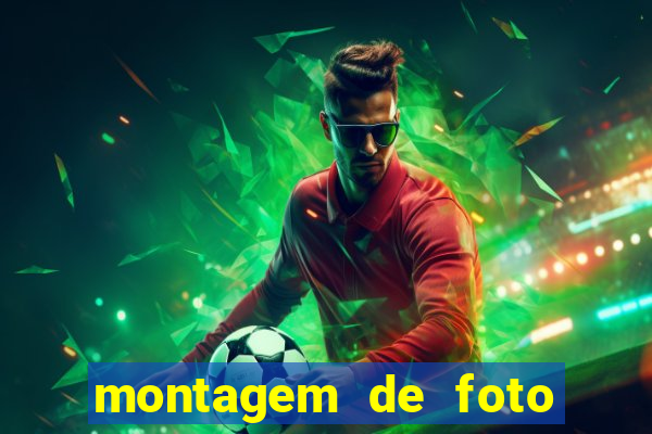 montagem de foto com simbolo do flamengo