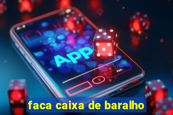 faca caixa de baralho