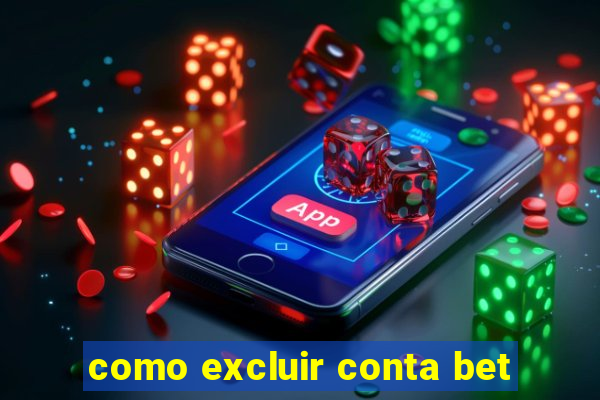 como excluir conta bet